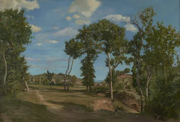 Landschap bij de Lez-rivier, 1870